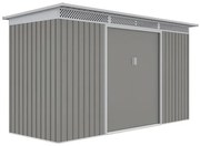 Kerti ház G21 GRAH 483 - 340 x 142 cm, metál szürke  (63900992)