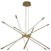 LED Dimmelhető csillár zsinóron LED/50W/230V 3000K arany