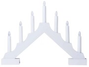 LED Karáconyi gyertyatartó 7xLED/2xAA fehér