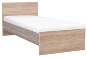 Miami egyszemélyes ágy 90x200 cm sonoma tölgy-yorki tölgy