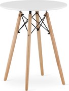 Fehér étkezőasztal OSLO 60x60