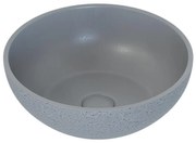 BATH DELUXE 06-039-19-23-00 - BERGEN ráépíthető mosdó, átmérő 39 cm, beton/szürke
