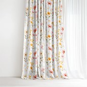 Goldea dekoratív drapéria - virágos édenkert 140x150 cm