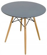 Szürke étkezőasztal OSLO 70x70