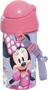 Disney Minnie Smiles műanyag szívószálas kulacs akasztóval 500 ml