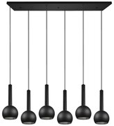 Fekete függőlámpa Ciliana – CINQUE