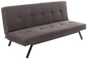Kétüléses, kihúzható BAKU kanapé, szürke