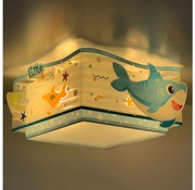 Dalber 63476 - Gyermek mennyezeti lámpa BABY SHARK 2xE27/60W/230V