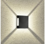 Brilagi - LED kültéri fali lámpa QUADRAY LED/4W/230V fekete IP65