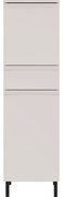 Krémszínű magas-keskeny fürdőszoba szekrény 34x120 cm Salinas – Germania