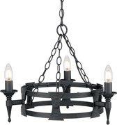 Elstead Lighting SAXON SAX3-BLK Csillár 3x60W/E14
