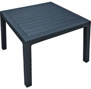 Allibert Kerti asztal műrattan MELODY QUARTET Antracit