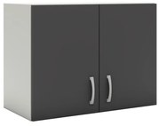 Benita 2 ajtós Felső konyhaszekrény Antracit-Fehér 60x30x45 cm