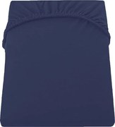 Smukee mikroszálas szatén lepedő 200 x 200 cm sötétkék