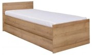 Egyszemélyes ágy 80 cm Cortez C 08 (riviera tölgy) ( ágyráccsal). Akció -15%. 1004890