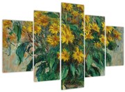 Kép - Claude Monet, Jerusalem Artichoke Flowers, reprodukciók (150x105 cm)