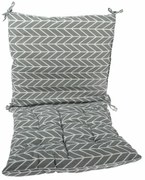 Székpárna és háttámla szürke, 40 x 40