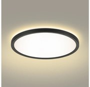 Brilagi - LED Fürdőszobai lámpa ULTRA SLIM LED/24W/230V átm. 42 cm fekete IP54
