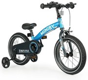 QPlay QPlay - Gyermek kerékpár 14" MINIBY 3in1 kék AG0759