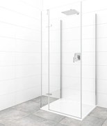 U-kabin négyzet 90x90 cm Hüppe Strike New SIKOKHU9090TCRL