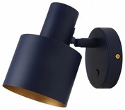 Lámpa Fali lámpatest SELVIA II, 9515, max250V, 50/60Hz, 1*E14, max.25 W, IP20, átmérő 10 cm, sötétkék