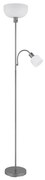 Globo 59947 - HINTON állólámpa 1xE27/40W/230V + 1xE14/25W