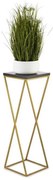 LOFT virágtartó állvány 70x24 cm arany/fekete