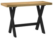 íróasztal NOAIN X alakú lábak 120x50x75 cm tömör fa fenyőfa