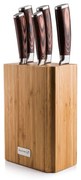 G21 Gourmet Nature késkészlet 5 db + bambusz blokk