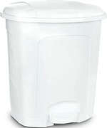 Orion pedálos szemeteskosár, 5,5 l, fehér