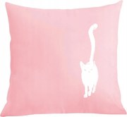Párna párnahuzat Macska az oldalán