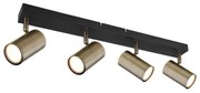 Globo 57911-4M - ROBBY 4xGU10/35W spotlámpa, fekete/fém