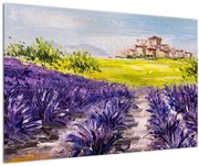 Kép - Provence, franciaország, olajfestmény (90x60 cm)