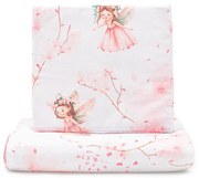 Kétoldalas együttes Velvet és pamut New Baby babakocsiba Tündér