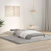 fehér tömör fenyőfa ágykeret 75 x 190 cm Small Single