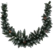 Snowy karácsonyi dekorációs füzér, 180 cm