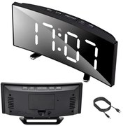 Digitális óra elektronikus ébresztő led hőmérő