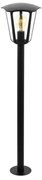 Eglo 98123 - Kültéri lámpa MONREALE 1xE27/60W/230V IP44 magasság 995 fekete