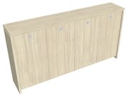 Verno közepes gardrób 248 x 46 x 130 cm, akác