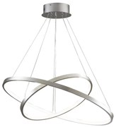 LED Csillár zsinóron LEA LED/35W/230V 4000K átm. 60 cm króm