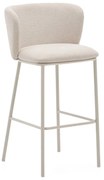 Bézs bárszék (ülésmagasság 75 cm) Ciselia – Kave Home