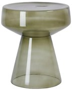 Üveg kerek tárolóasztal ø 37 cm Dakwa – Light & Living