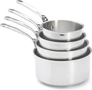 De Buyer 3410.04 - MILADY 4 részes rozsdamentes acél nyeles lábas készlet