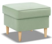 Uszak lábtartó, bársony, zöld