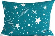 Polipamut párnahuzat NIGHT SKY POLY 70x90 cm, türkiz