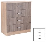 Miami komód 4 fiókos 80x92 cm yorki tölgy-sonoma tölgy