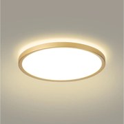 Brilagi - ULTRA SLIM LED fürdőszobai lámpatest LED/24W/230V átm. 42 cm arany IP54