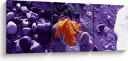 Kép - Tengerpart (órával) (90x30 cm)