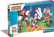 Sonic a sündisznó Amy Rose 104 db-os puzzle Clementoni