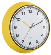 Karlsson 6006YE design falióra, sárga, átmérő 34cm